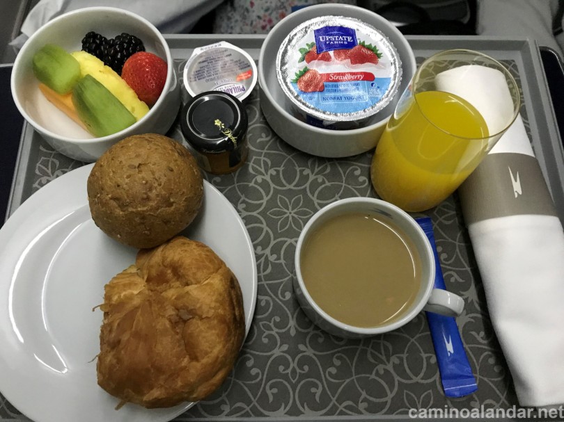 desayuno business aerolineas argentinas